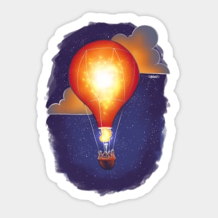 Serenity - Night Balloon Sticker